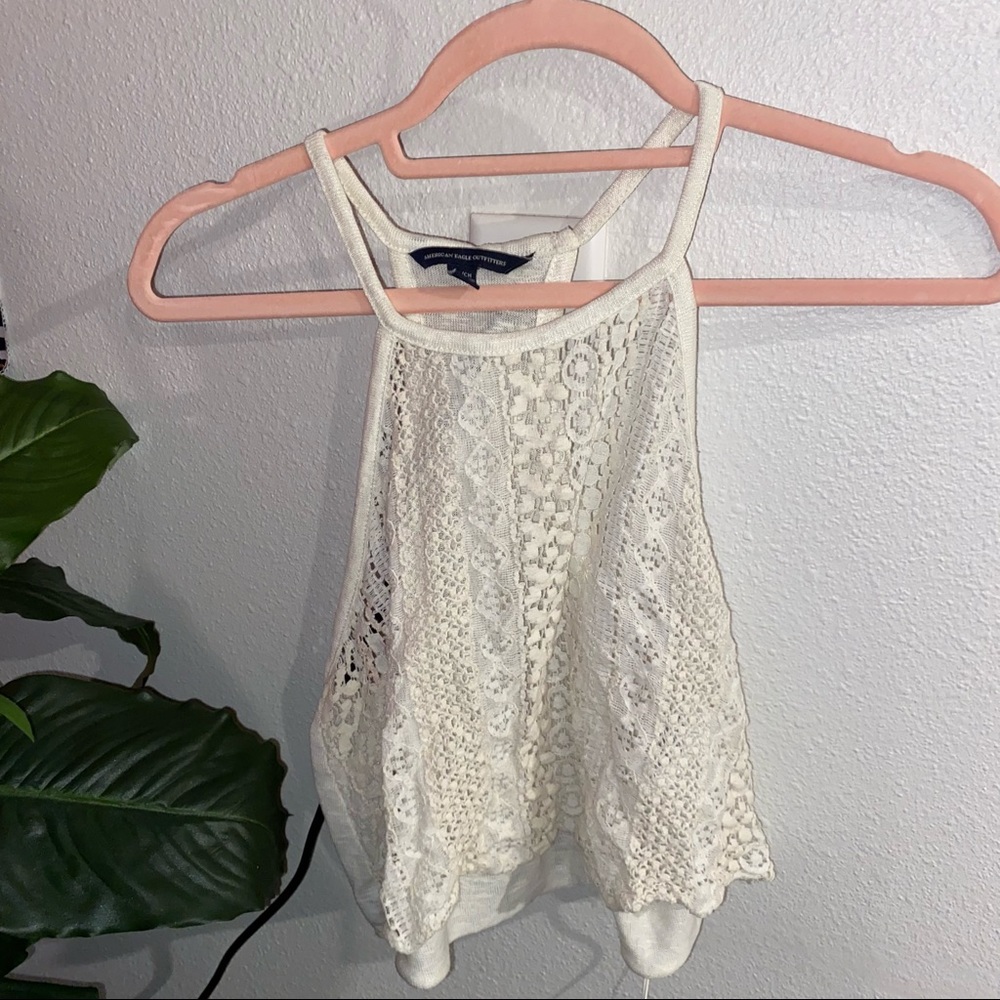 Lace tank top